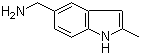 [(2-甲基-1H-吲哚-5-基)甲基]胺盐酸盐结构式_36798-25-1结构式