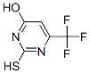 4-Hydroxy-6-(trifluoromethyl)pyrimidine-2-thiol Structure,368-54-7Structure