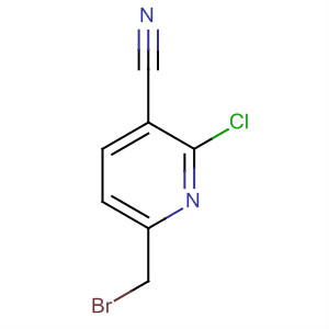 6-溴甲基-2-氯-3-吡啶甲腈结构式_368426-79-3结构式
