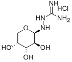 2-[(2R,3S,4R,5R)-3,4,5-三羟基四氢-2H-吡喃-2-基]肼甲脒盐酸盐(1:1)结构式_368452-58-8结构式