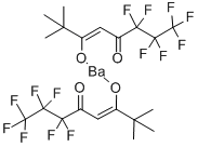 双(6,6,7,7,8,8,8-七氟-2,2-二甲基-3,5-辛烷二酮)钡结构式_36885-31-1结构式