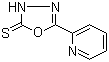 5-(吡啶-2-基)-1,3,4-噁二唑-2-硫醇结构式_3690-47-9结构式