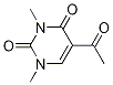 5-乙酰基-1,3-二甲基-2,4(1H,3H)-嘧啶二酮结构式_36980-95-7结构式