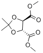 (4R,5r)-2,2-dimethyl-1,3-dioxolane-4,5-dicarboxylic acid dimethyl ester Structure,37031-29-1Structure