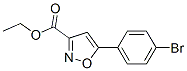 5-(4-Bromo-phenyl)-isoxazole-3-carboxylic acid ethyl ester Structure,370855-64-4Structure