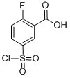 5-(Chlorosulfonyl)-2-fluorobenzoic acid Structure,37098-75-2Structure