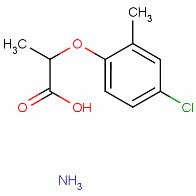 2-(4-氯-2-甲基苯氧基)丙酸铵结构式_37107-00-9结构式