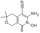 6-氨基-3,4,7,8-四氢-7-羟基-3,3-二甲基-8-thi氧代-1H-吡喃并[3,4-c]吡啶-5-甲腈结构式_371780-31-3结构式