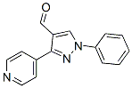 1-Phenyl-3-(4-pyridinyl)-1H-pyrazole-4-carbaldehyde Structure,371917-81-6Structure