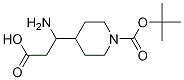 3-氨基-3-(1-boc-4-哌啶)丙酸结构式_372144-02-0结构式