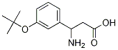 3-氨基-3-(3-叔丁氧基苯基)丙酸结构式_372144-15-5结构式