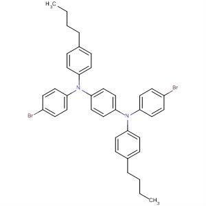 N1,N4-双(4-溴苯基)-N1,N4-双(4-丁基苯基)苯-1,4-二胺结构式_372200-89-0结构式