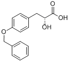Benzenepropanoic acid, α-hydroxy-4-(phenylmethoxy)-, (αR)- Structure,373368-68-4Structure