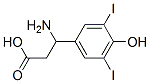 3-氨基-3-(3,5-二碘-4-羟基苯基)丙酸结构式_3734-24-5结构式