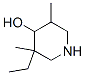 (9Ci)-3-乙基-3,5-二甲基-4-羟基哌啶结构式_373604-36-5结构式