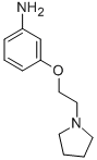 3-(2-(吡咯烷-1-基)乙氧基)苯胺结构式_373824-30-7结构式