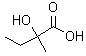 2-Hydroxy-2-methylbutyric acid Structure,3739-30-8Structure