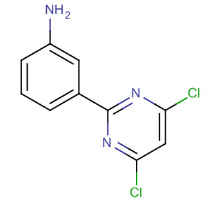 2-(3-氨基苯基)-4,6-二氯嘧啶结构式_3740-90-7结构式