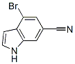 4-Bromo-6-cyanoindole Structure,374633-29-1Structure