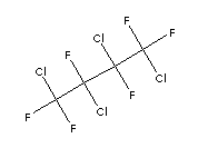 1,2,3,4-四氯六氟丁烷结构式_375-45-1结构式