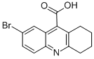 7-Bromo-1,2,3,4-tetrahydroacridine-9-carboxylic acid Structure,37509-14-1Structure