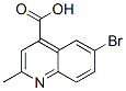 6-Bromo-2-methylquinoline-4-carboxylic acid Structure,37509-21-0Structure