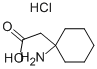 2-(1-氨基环己基)乙酸盐酸盐结构式_37631-99-5结构式