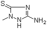 3-氨基-1-甲基-1H-1,2,4-噻唑-5-硫醇结构式_37634-01-8结构式