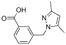 3-((3,5-dimethyl-1H-pyrazol-1-yl)methyl)benzoic acid Structure,376359-05-6Structure