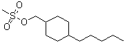 4-戊基环己烷甲醇甲烷磺酸盐结构式_376642-58-9结构式