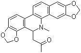6-丙酮基二氢血根碱结构式_37687-34-6结构式