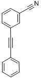 3-苯基乙炔-苯甲腈结构式_37696-03-0结构式