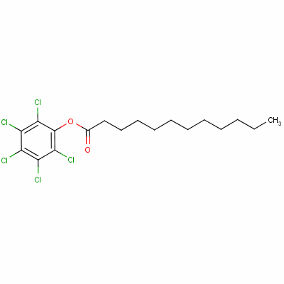 五氯苯酚月桂酸酯结构式_3772-94-9结构式