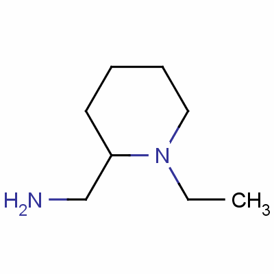 (1-乙基哌啶-2-基)甲基胺结构式_37782-46-0结构式