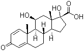 泼尼松龙杂质B（羧酸）结构式_37927-29-0结构式