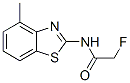 (9ci)-2-氟-n-(4-甲基-2-苯并噻唑)-乙酰胺结构式_37968-16-4结构式
