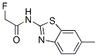(9ci)-2-氟-n-(6-甲基-2-苯并噻唑)-乙酰胺结构式_37968-25-5结构式