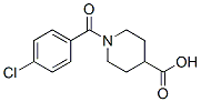 1-(4-Chlorobenzoyl)-4-piperidinecarboxylic acid Structure,379724-54-6Structure