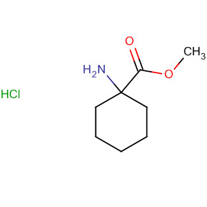 1-氨基-1-环己烷羧酸甲酯盐酸盐结构式_37993-32-1结构式