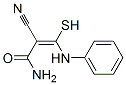 3-苯胺基-2-氰基-3-疏基丙烯酰胺结构式_380186-84-5结构式