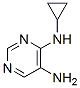(9Ci)-N4-环丙基-4,5-嘧啶二胺结构式_380605-40-3结构式