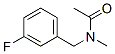 n-[(3-氟苯基)甲基]-n-甲基乙酰胺结构式_381235-90-1结构式