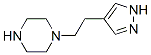 (9CI)-1-[2-(1H-吡唑-4-基)乙基]-哌嗪结构式_381722-51-6结构式