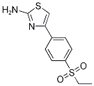 2-氨基-4-[4-(乙基磺酰基)苯基]-1,3-噻唑结构式_383129-84-8结构式