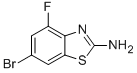 2-氨基-6-溴-4-氟苯并噻唑结构式_383131-45-1结构式