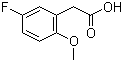 5-氟-2-甲氧基苯乙酸结构式_383134-85-8结构式