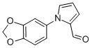1-(1,3-苯并二氧代l-5-基)-1H-吡咯-2-甲醛结构式_383147-55-5结构式