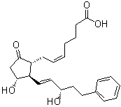 17-苯基-18,19,20-三去甲前列腺素 E2结构式_38315-43-4结构式