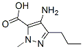 4-氨基-2-甲基-5-丙基-2H-吡唑-3-羧酸结构式_383427-88-1结构式