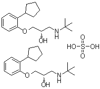 硫酸喷布洛尔结构式_38363-32-5结构式
